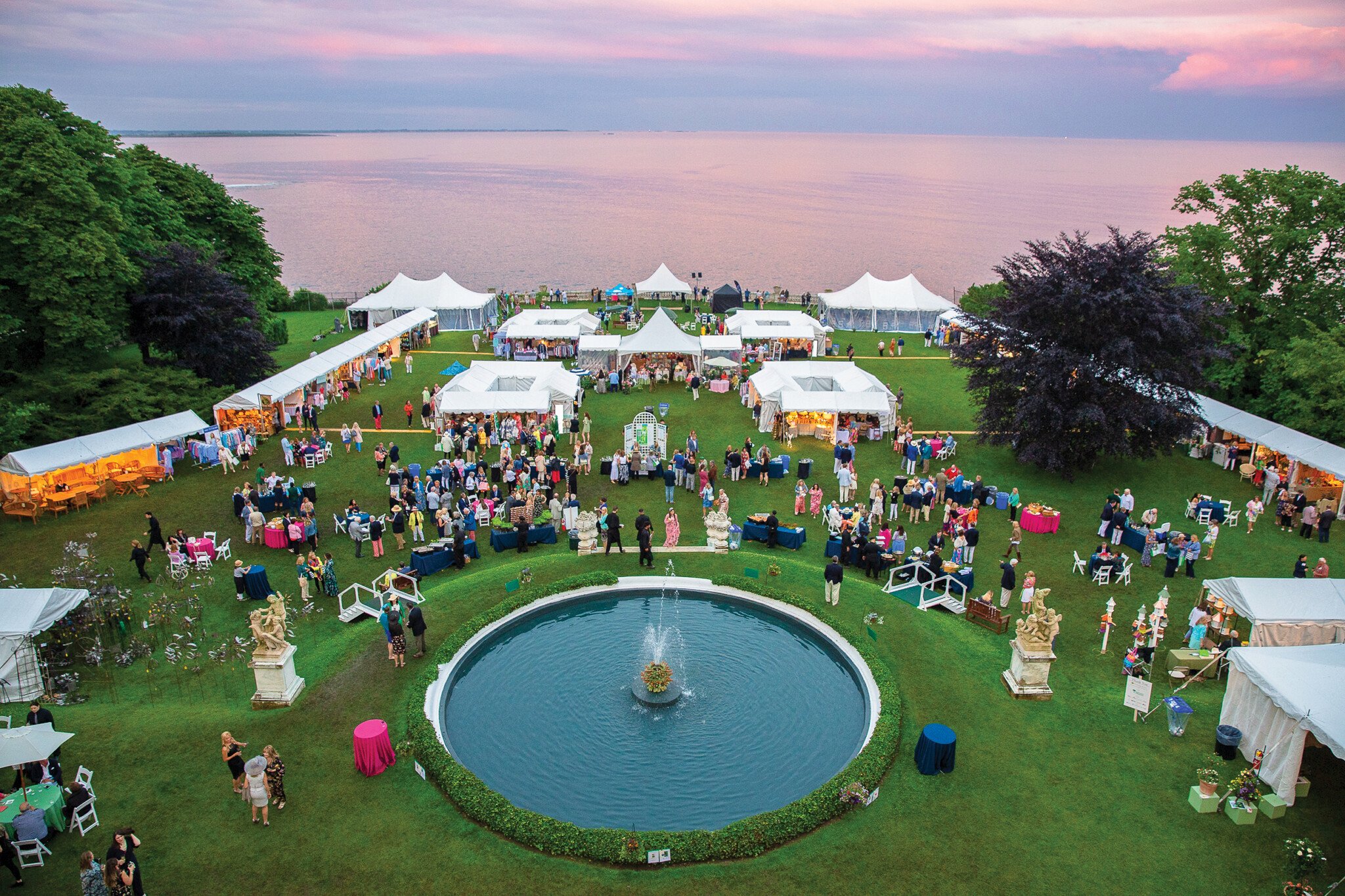 Gilding the Lillies at the Newport Flower Show Rhode Island Monthly