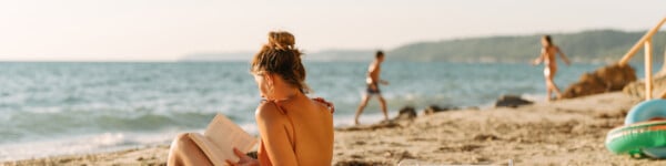 Reading At The Beach