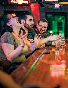 Sarah, Ian And Casey Egan At Deadbeats