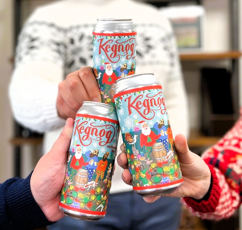 Kegnog Cheers In Holiday Sweaters