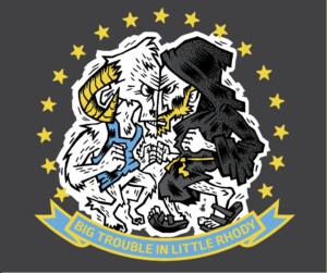 Usb Big Trouble In Little Rhody Logodesign