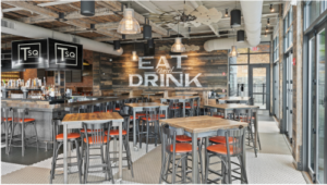 Bar And High Top Seating At Tavern In The Square