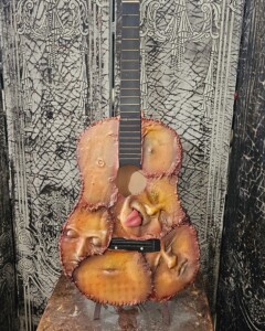Special Effects Skin Stitched Guitar By Darkseed Creations