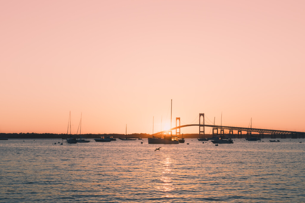 Newport Bridge Sunset Credit Shannon Hammond