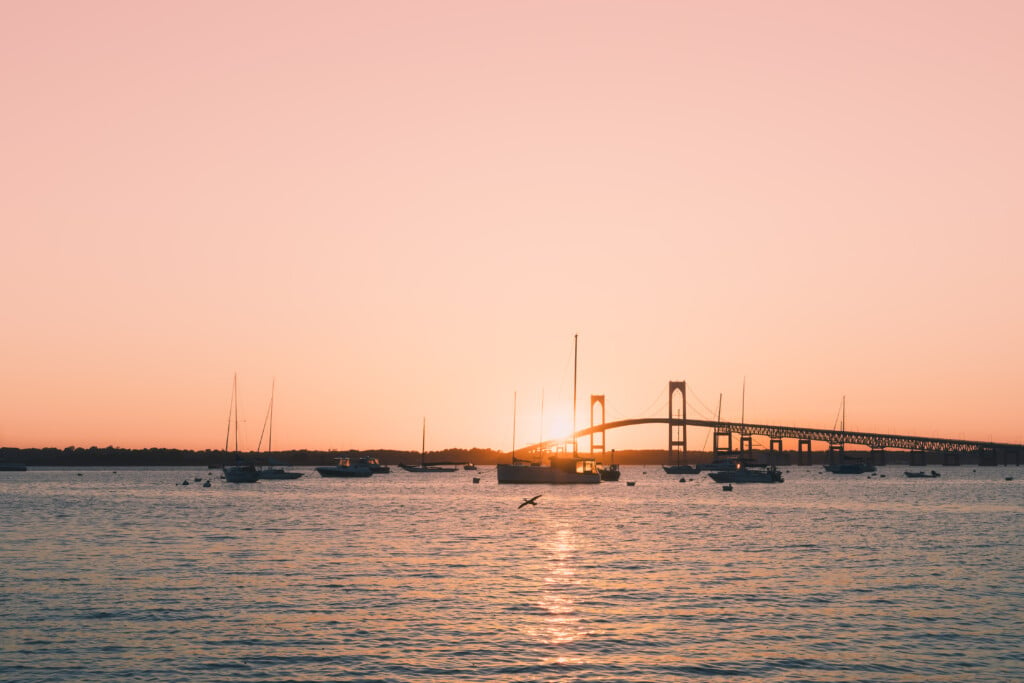 Newport Bridge Sunset Credit Shannon Hammond