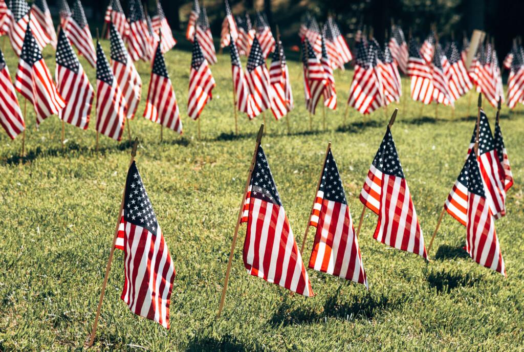 Memorial Day Us Flags