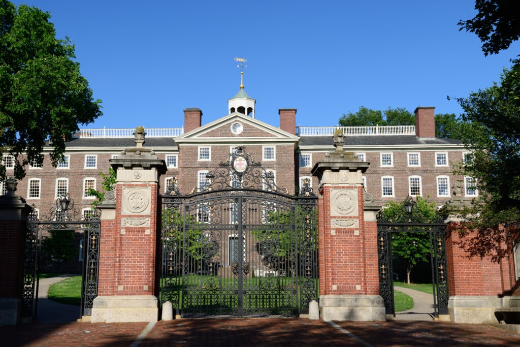 Gate To Campus Of Brown University