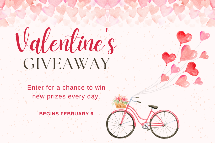2026 Valentine's Giveaway Graphic
