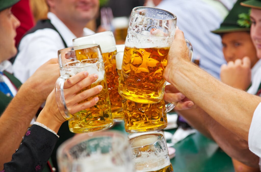 Beer At Beer Fest In Munich, Germany