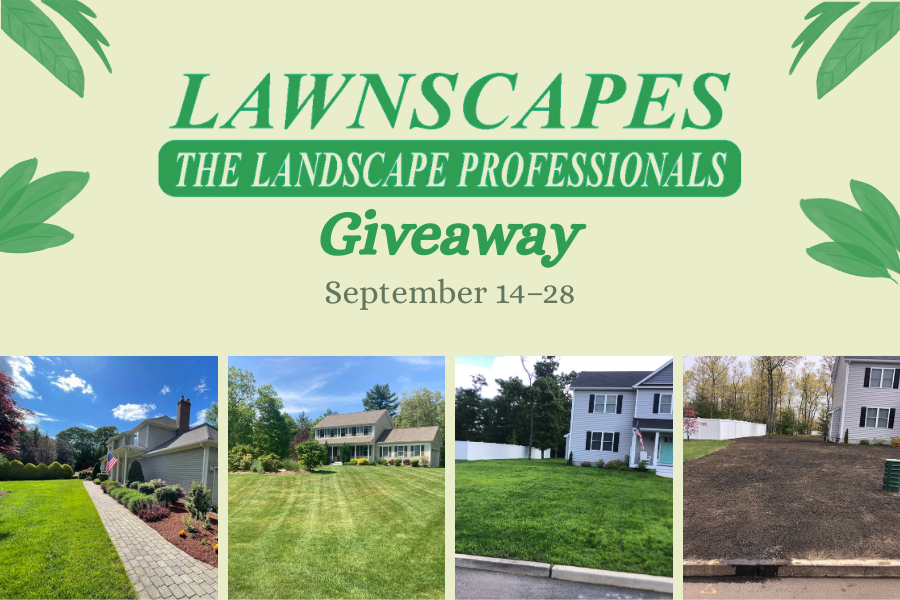Lawnscapes giveaway. Enter to win from September 14 to September 28.
