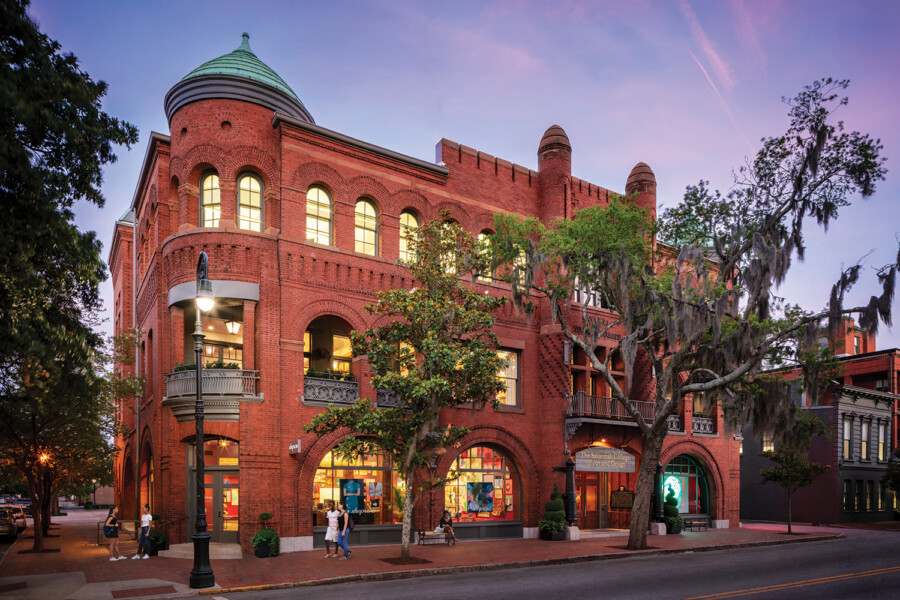 Exterior Of Poetter Hall Including Shopscad And Scadstory