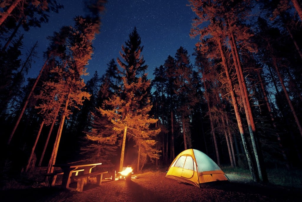 Bigstock Camping Under Stars With Bonfi 186254488
