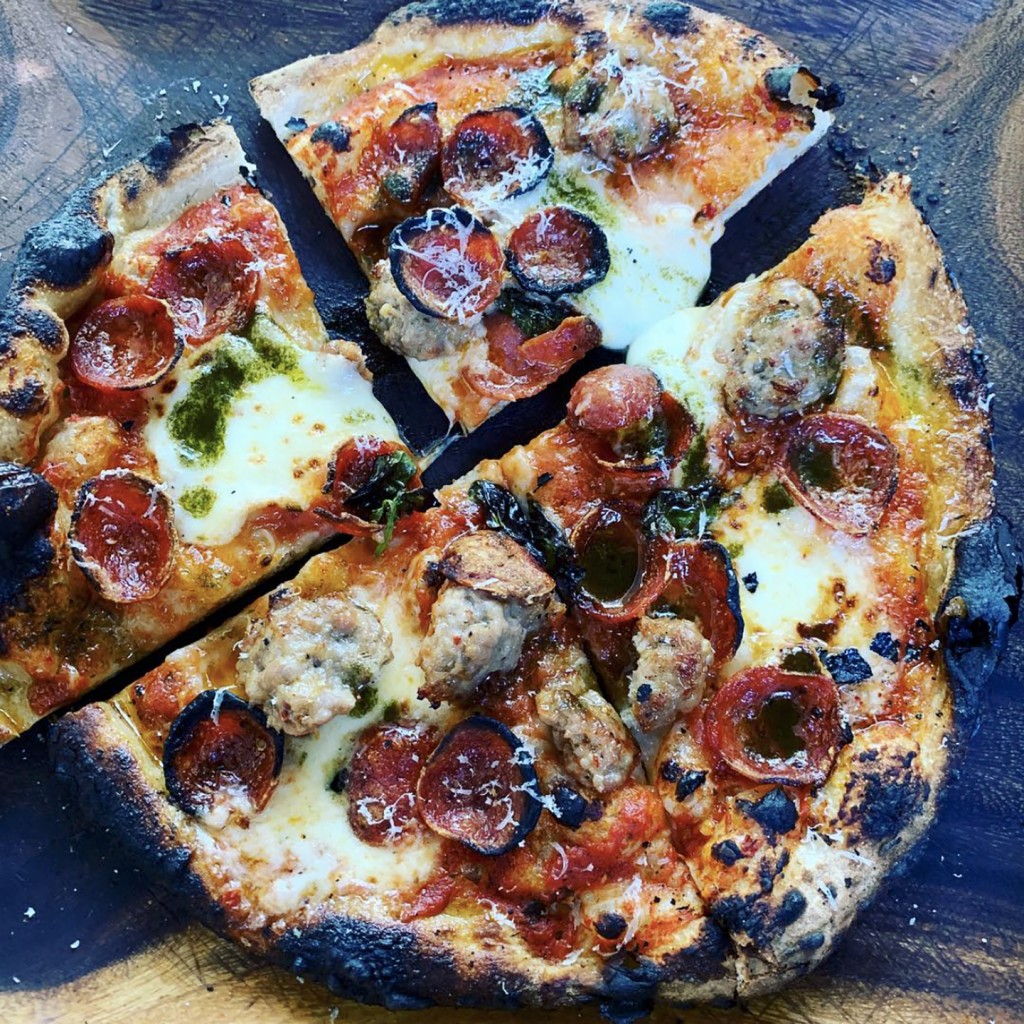 Squirrelspizza Italiansausagecuppingpepperoniandsicilianoregano