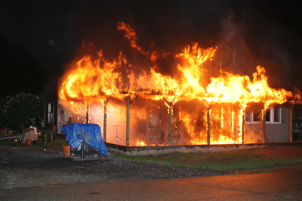 Limestone Valley Road Home Catches Fire