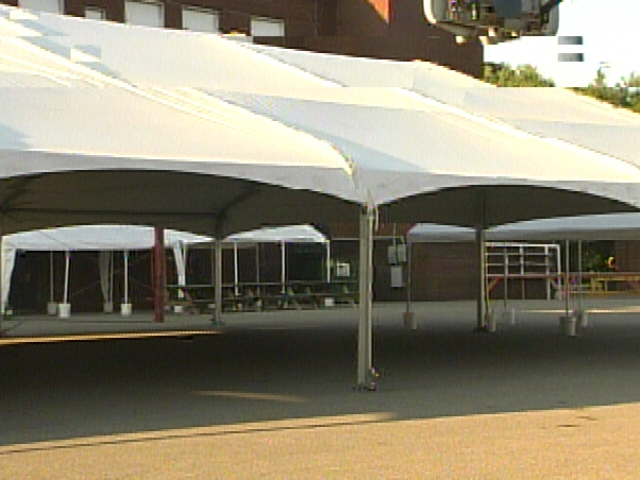Setup Underway For St. Nicholas Festival
