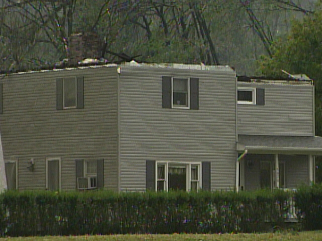 Tornado Tears Roof Off Victim's Home