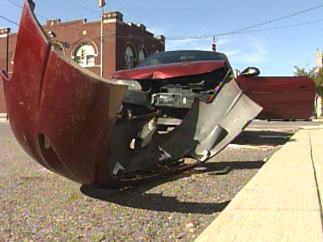 Woman Injured In Downtown Zanesville Crash