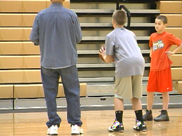 Kids Hoop It Up On The Court