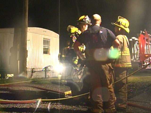 Fire Breaks Out In White Cottage