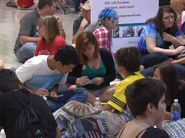 Harry Potter Fans Gather By The Hundreds