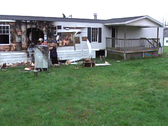 Mobile Home Destroyed In Fire