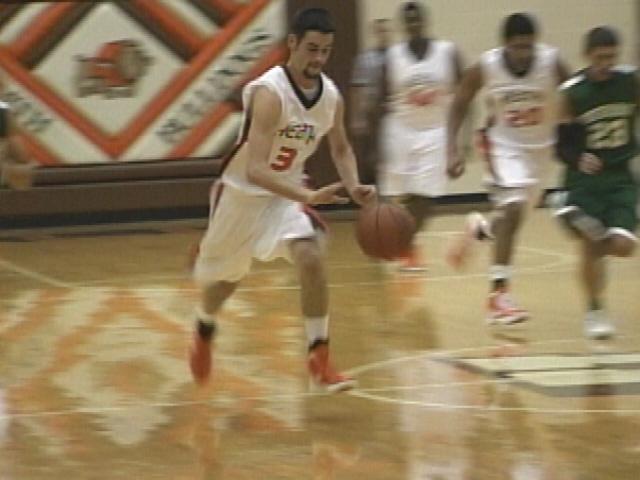 Boys Basketball Heats Up Cold Night