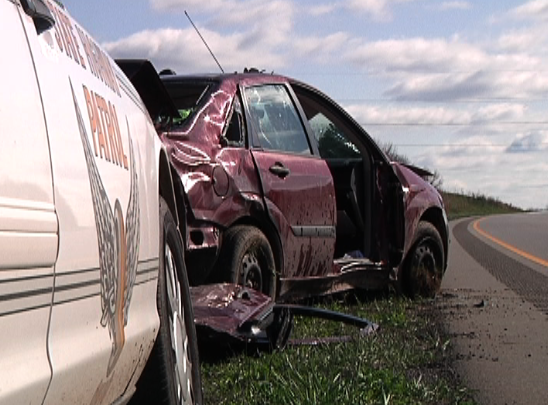 Two Vehicle Accident On I 70