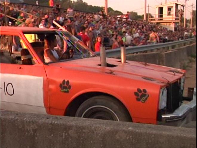 Grandma Drives In First Demolition Derby