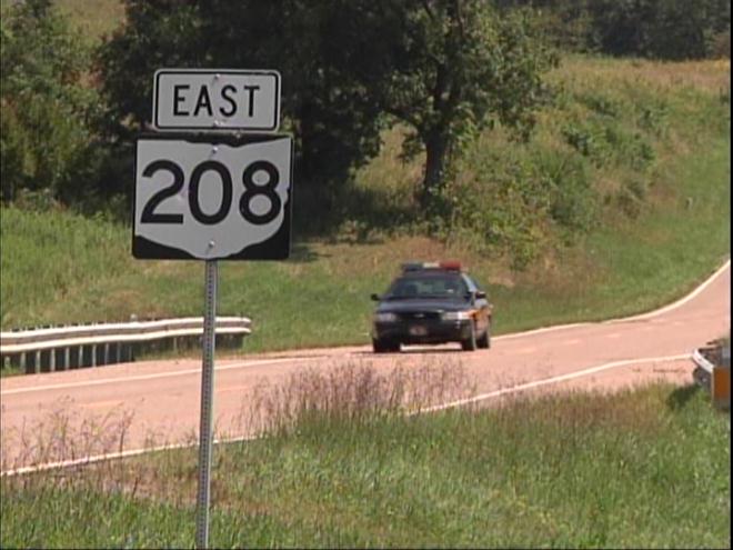Burned Woman Found Alive On State Route 208