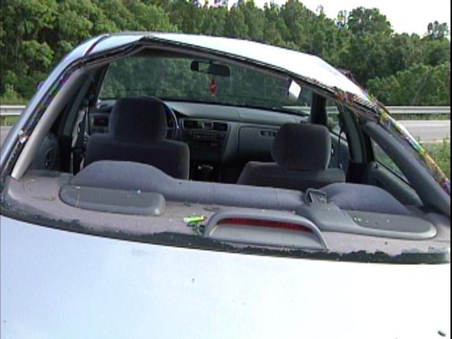 Car Flips On I 70 Injuring Three People