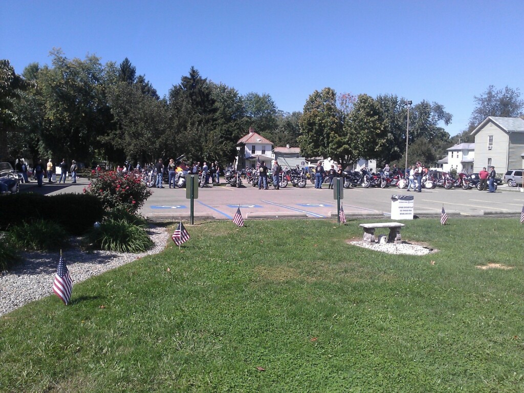 Troops Receive Motorcycle Escort To Mcconnelsville