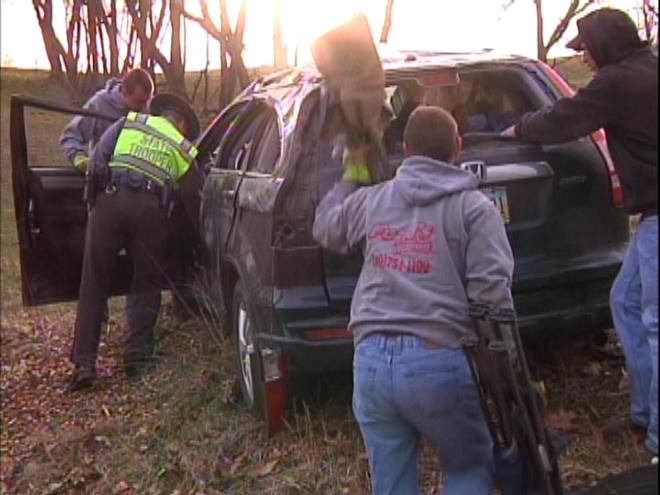 Teen Injured In Roll Over Crash