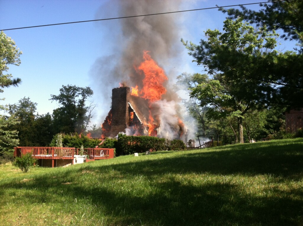 Fire Destroys Home On Wayne Ridge Road
