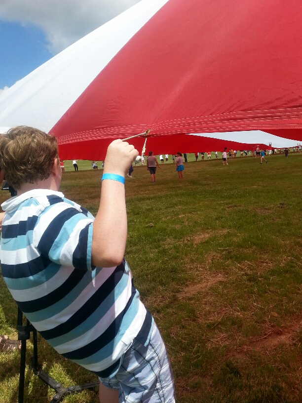 Word's Largest Flag In Frazeysburg