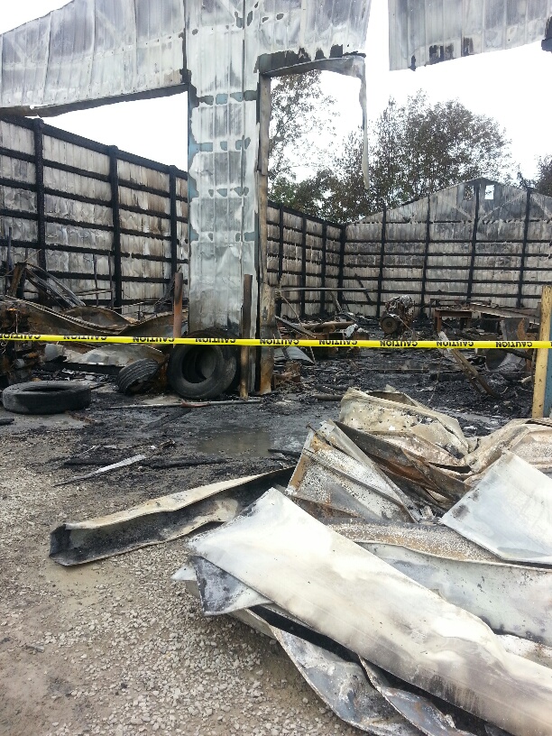 Early Morning Fire Destroys Truck Repair Shop