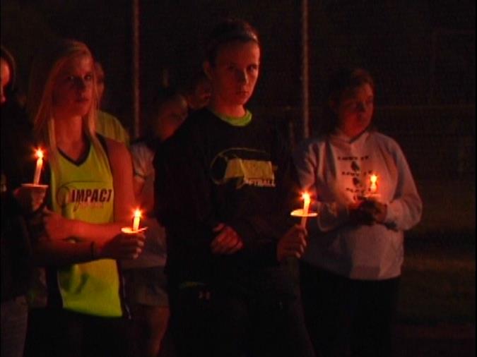 Candle Light Vigil For Celine Wyatt