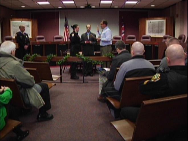 Female Officer Sworn Into The Newark Police Department