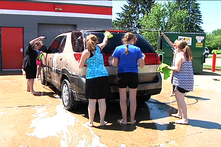 Tri Valley Color Guard Hosts Car Wash