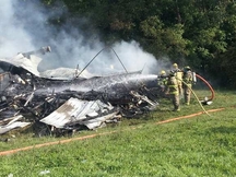 Stiers Lane Fire Accidentally Started