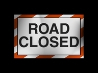 Road Closure On Monday