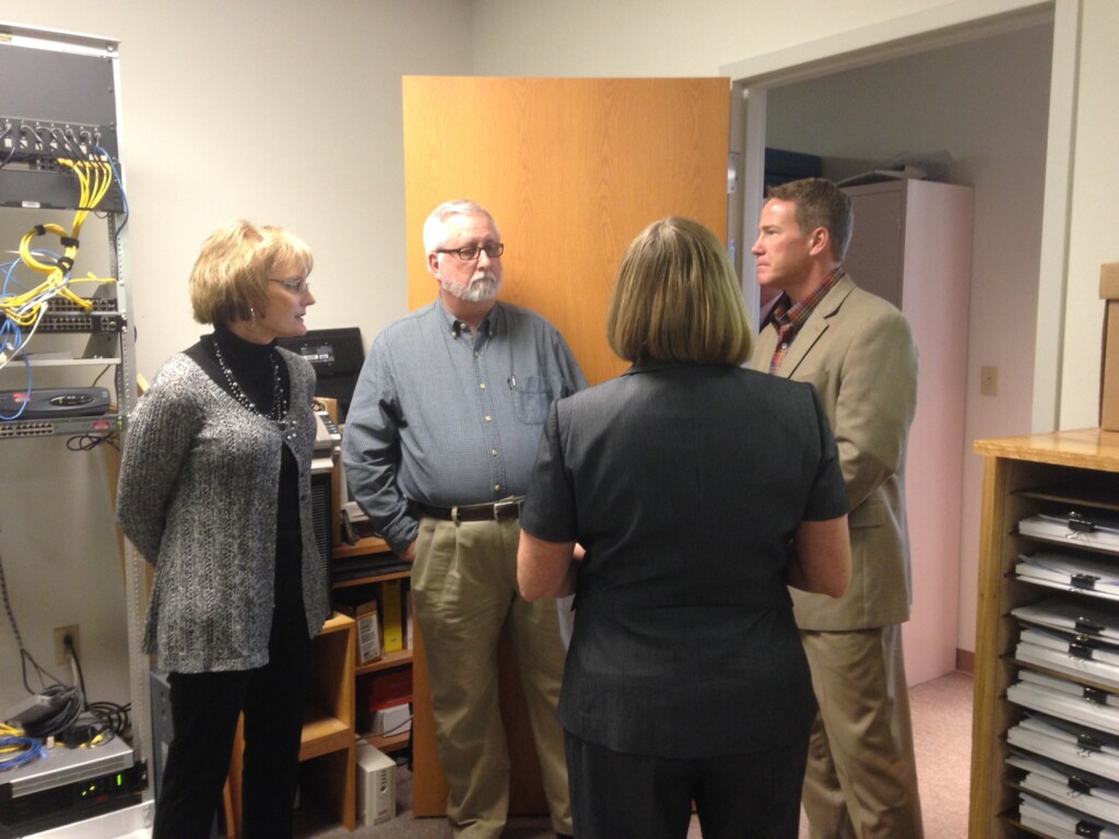 Secretary Of State Jon Husted Visits Muskingum County Board Of Elections