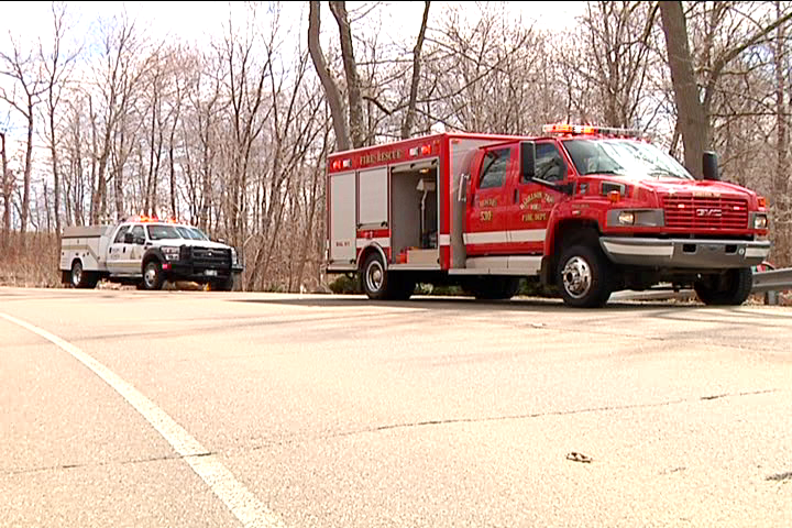 Chandlersville Rd. Woods Fire