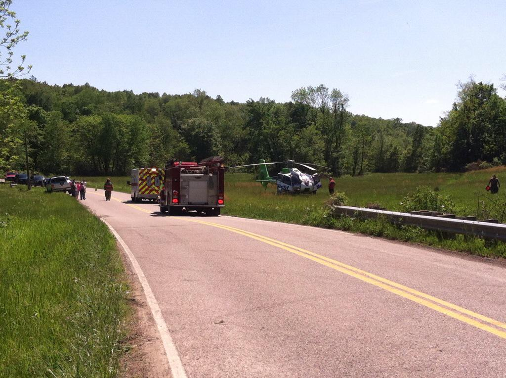 Update: One Airlifted In Cannelville Road Accident
