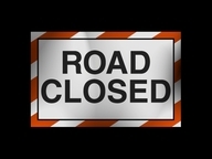 Center Drive Closure Enforced