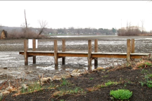 Fence On Buckeye Lake Dam For Replacement Work