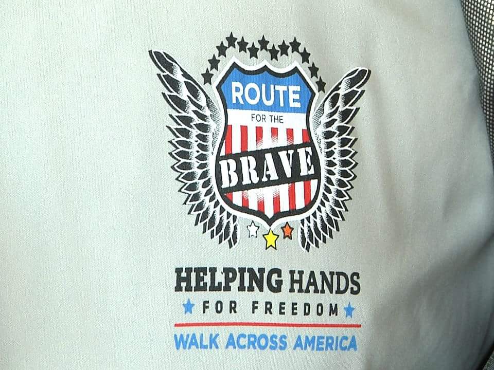 Helping Hands For Freedom Is Walking Across America