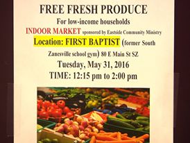 Eastside Community Ministry Is Hosting Free Fresh Produce Market On May 31
