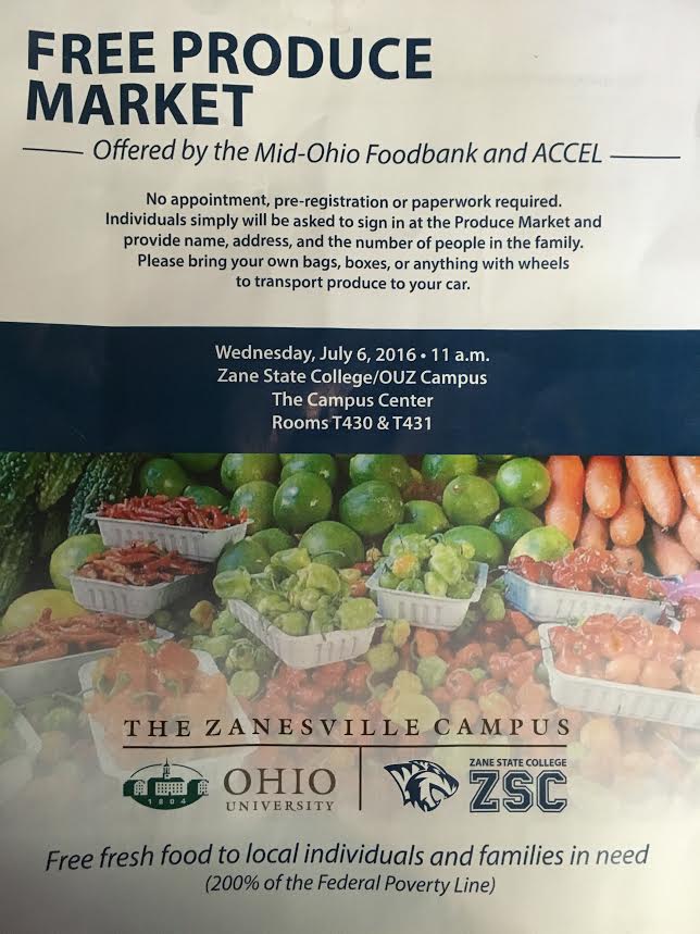 Free Produce Market Wednesday, July 6th