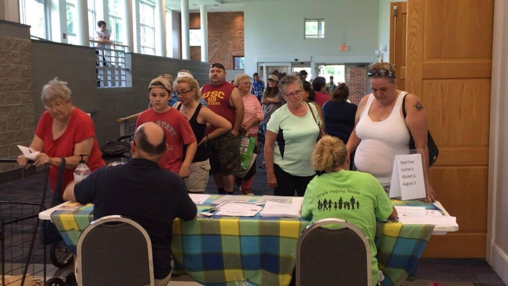 Local Food Bank Provides Food To Hundreds