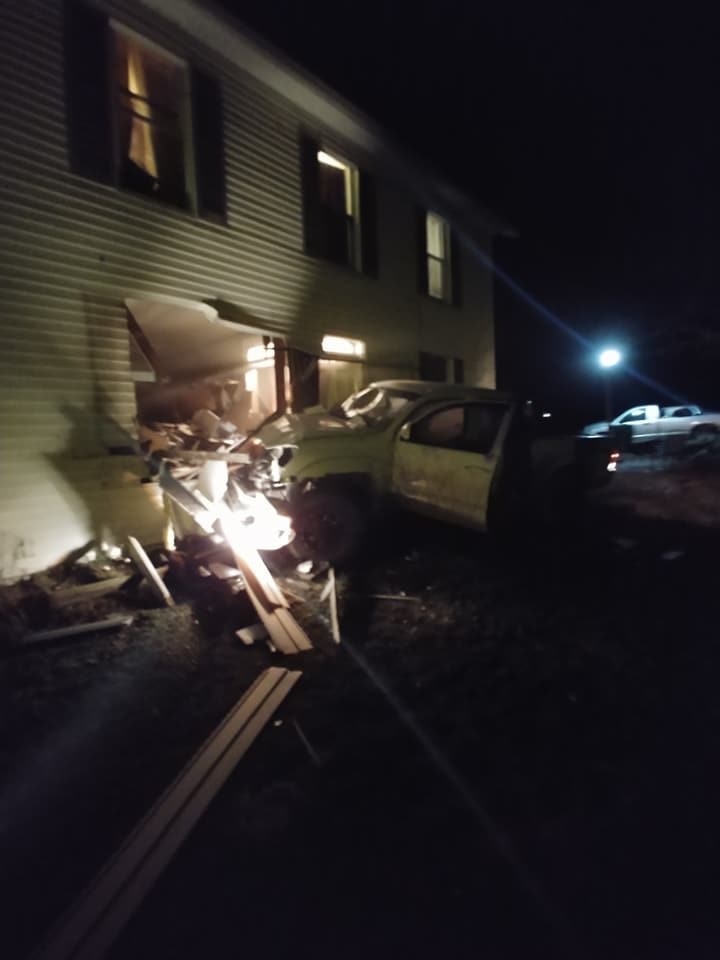 Truck Into House